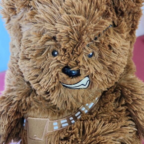 2014 Hideaway Friends Chewbacca Star Wars Plush 13" Curl Up & Play Pillow Toy - Picture 1 of 6